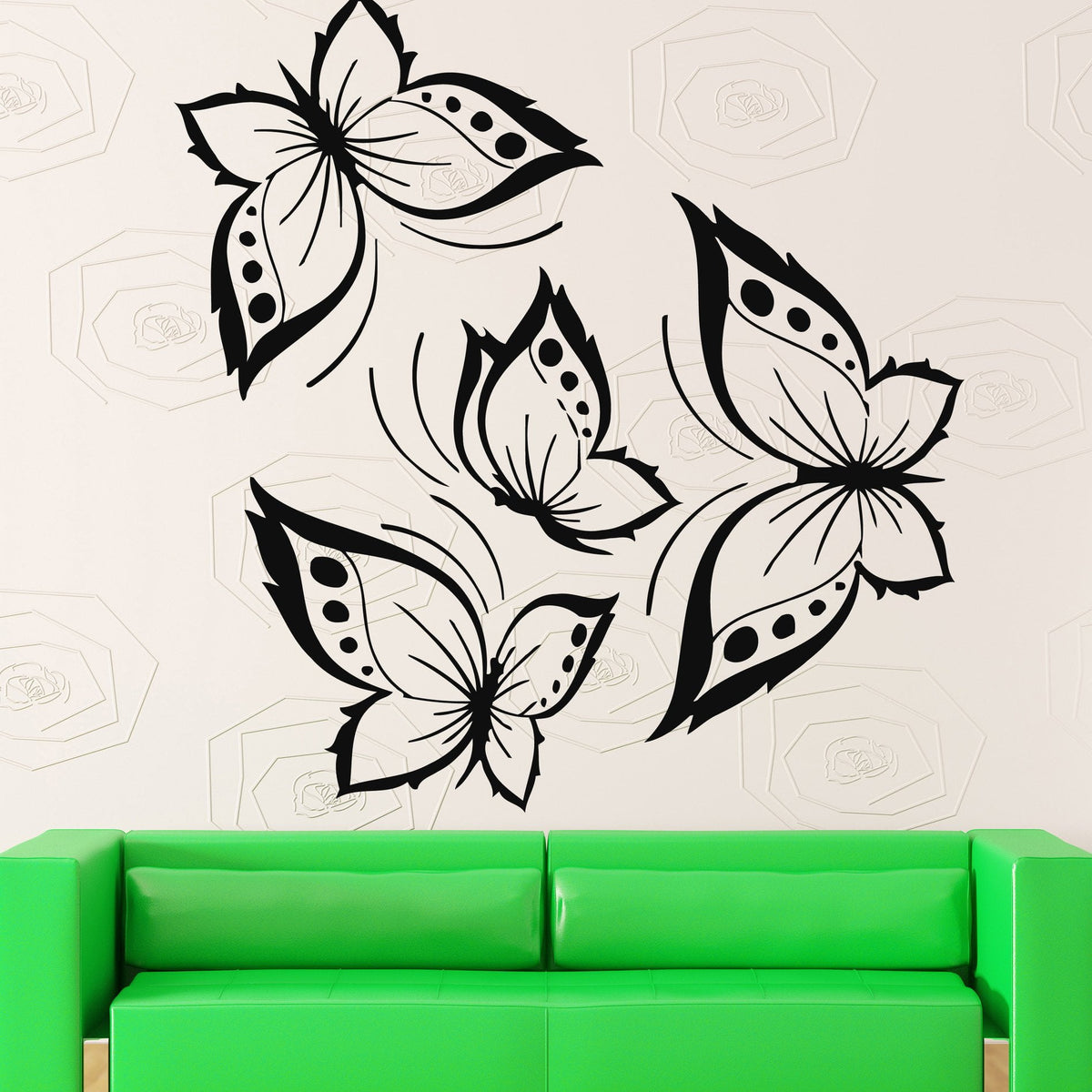 Vinyl Decal Butterflies Wall Sticker Beautiful Design For Living Room — Wallstickers4you 