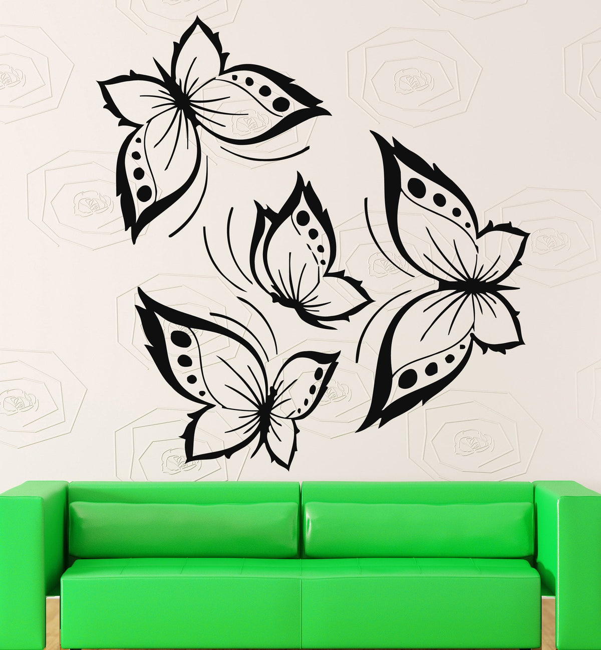 Vinyl Decal Butterflies Wall Sticker Beautiful Design For Living Room — Wallstickers4you 0437