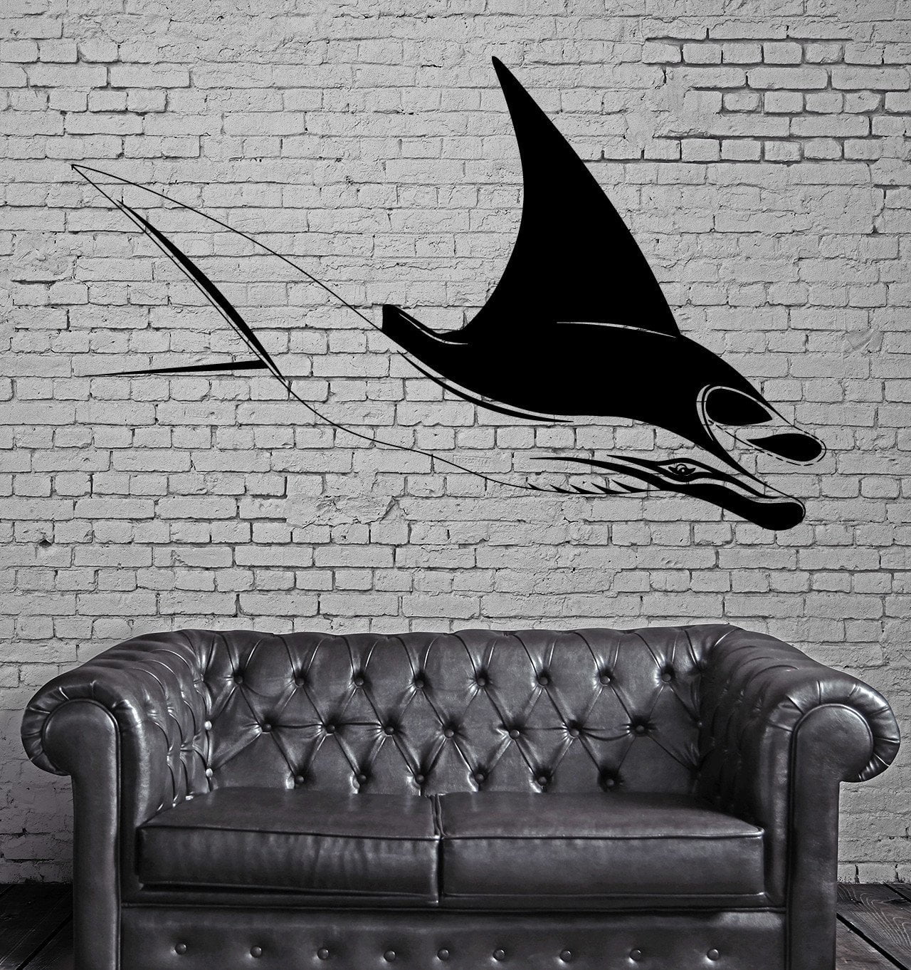 Manta Ray Ocean Sea Marine Animal Art Decor Wall Mural Vinyl Art Stick Wallstickers4you