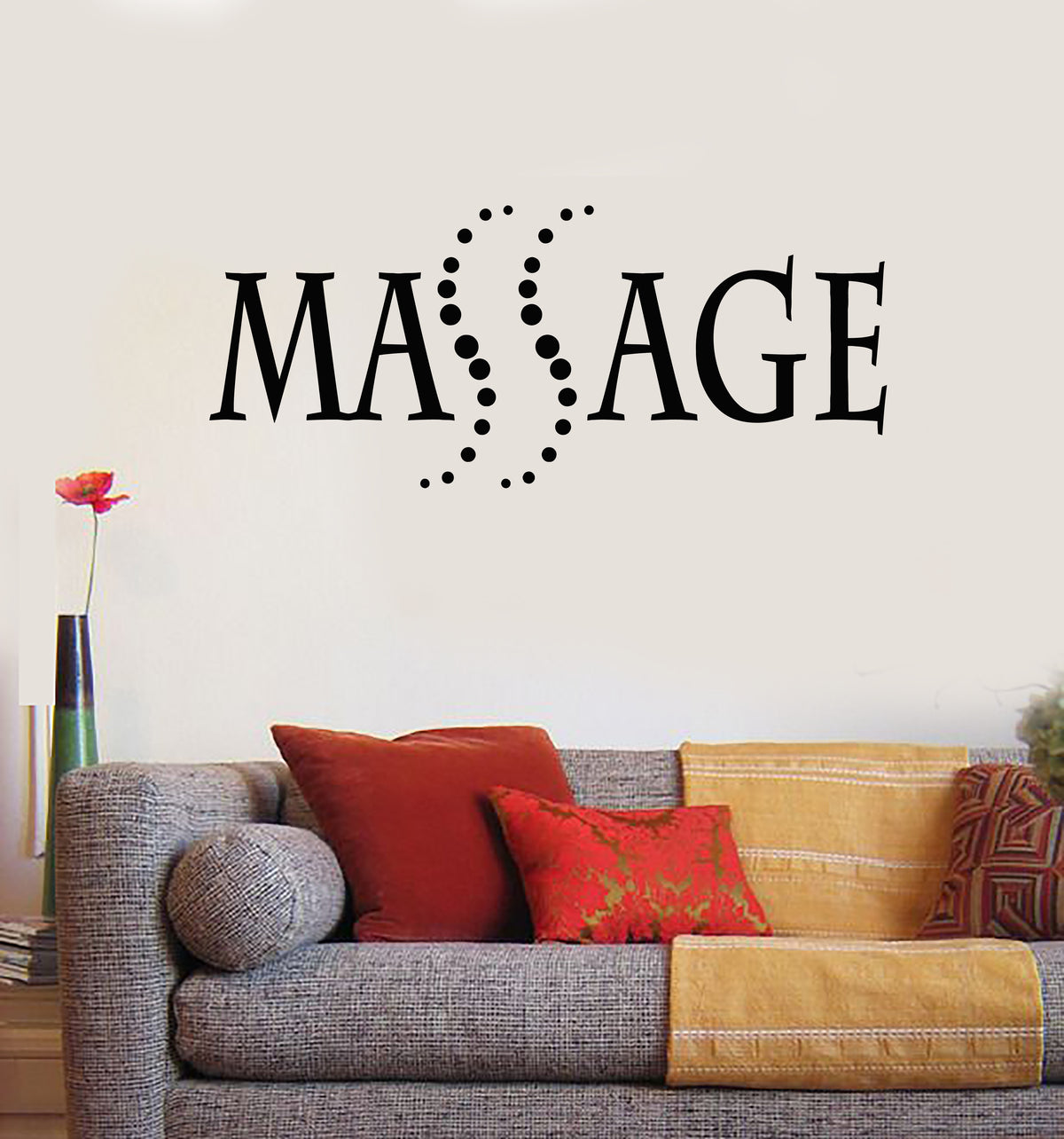 Vinyl Wall Decal Massage Therapy Health Salon Relax Spa Salon Stickers — Wallstickers4you 