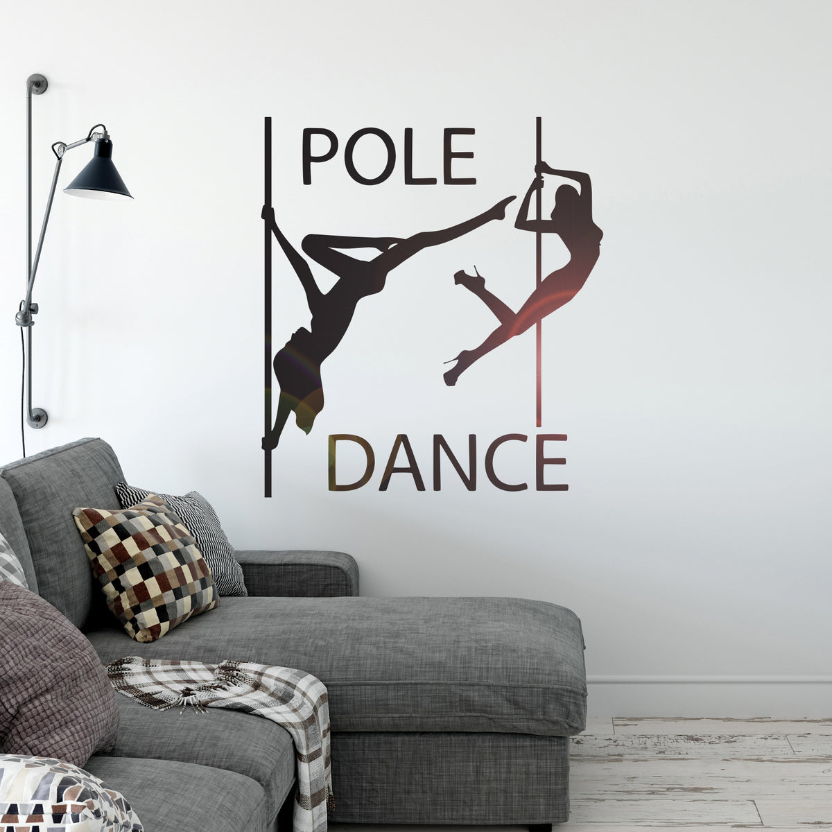 Wall Stickers Vinyl Decal Pole Dance Sexy Girls With No Clothes Passio