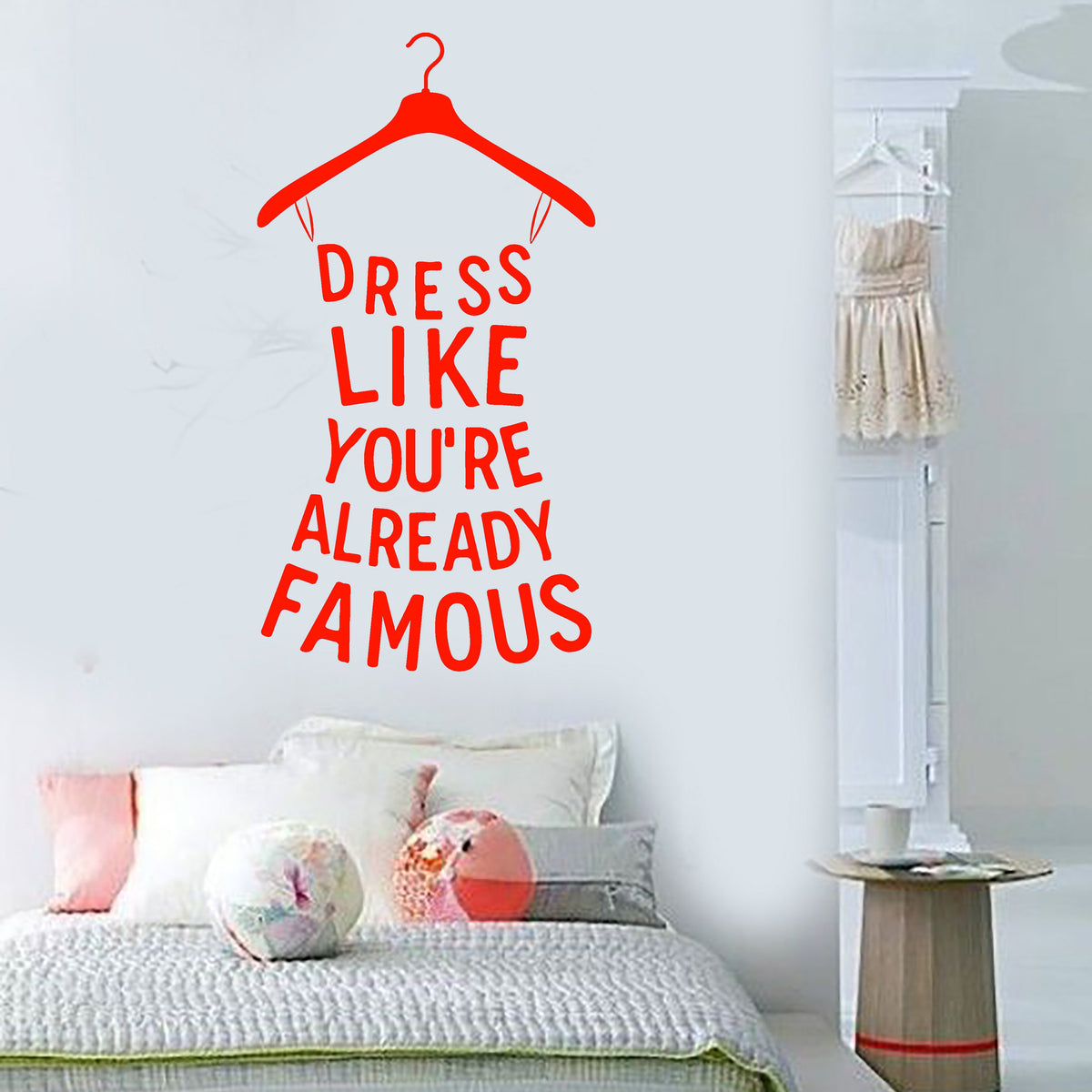 Vinyl Wall Decal Quote Fashion Shopping Words Girl Room Decor Stickers