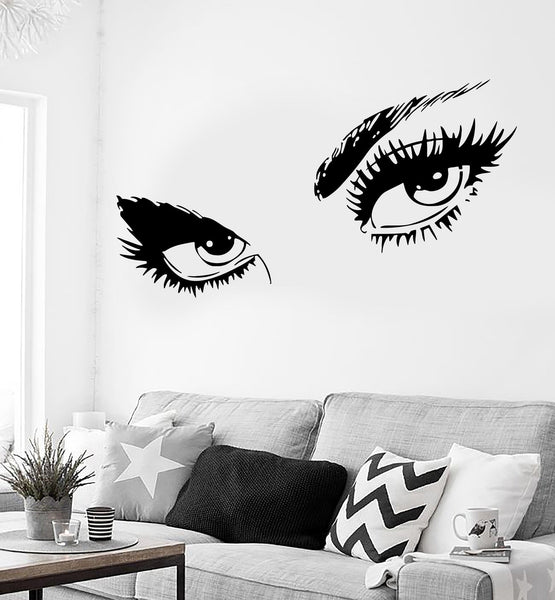  Wall  Sticker  Sexy Hot Eyes Girl Teen  Woman Decal  For 