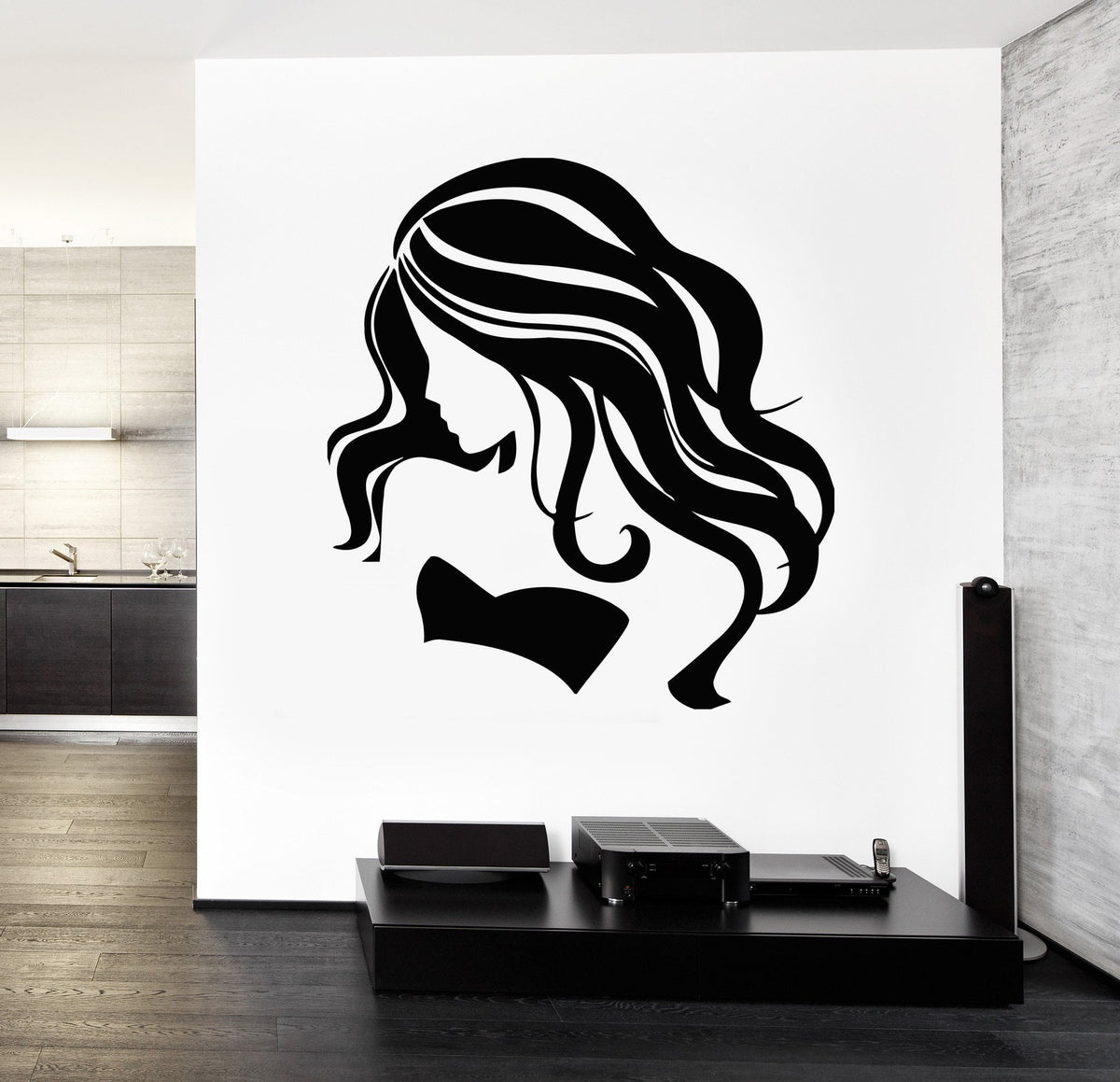 Wall Decal Sexy Shy Girl Woman Vinyl Sticker Unique T Z3296