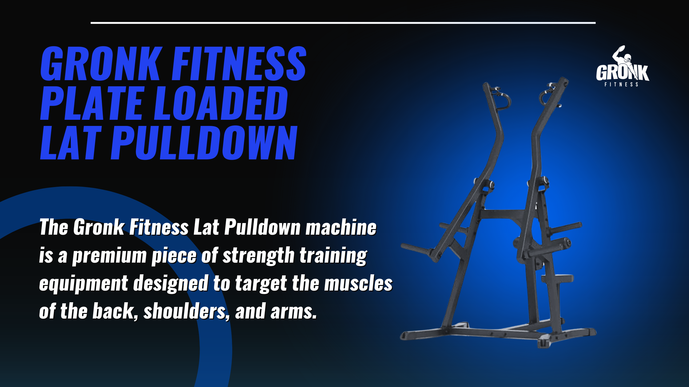 Plate Loaded Lat Pulldown