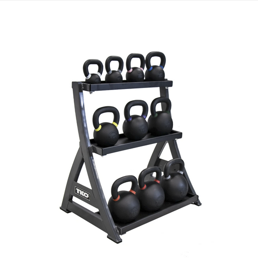 Commercial-Grade 69″ 3-Tier Dumbbell Rack for Sale