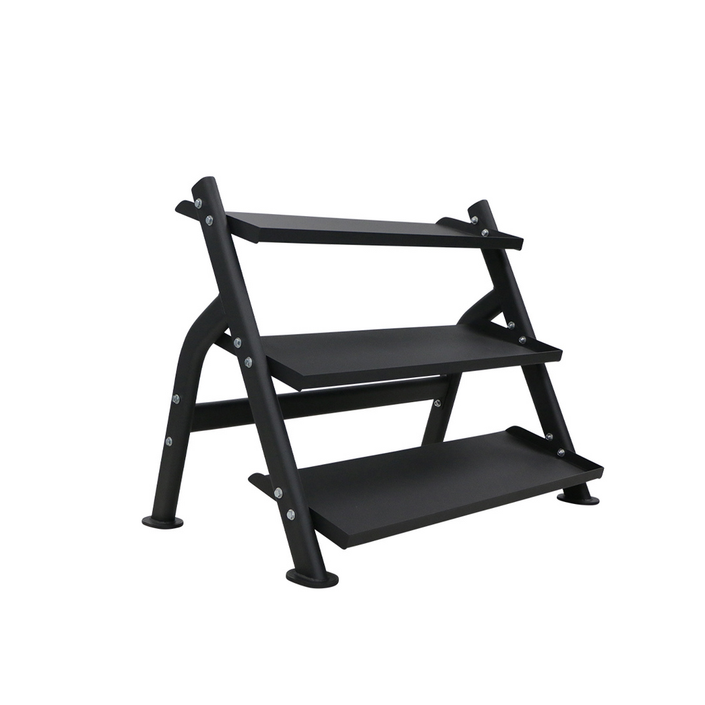 Commercial-Grade 69″ 3-Tier Dumbbell Rack for Sale