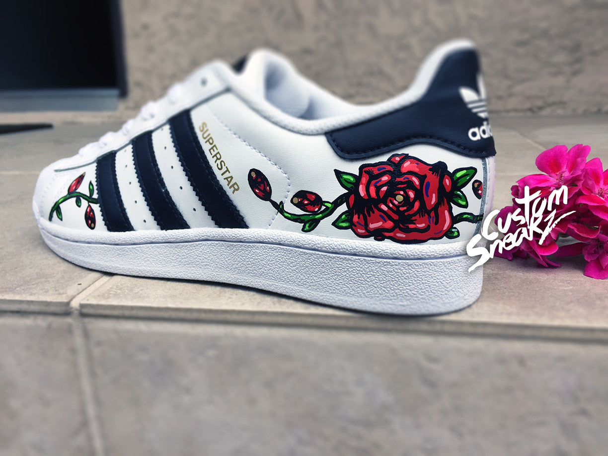 adidas superstar roses