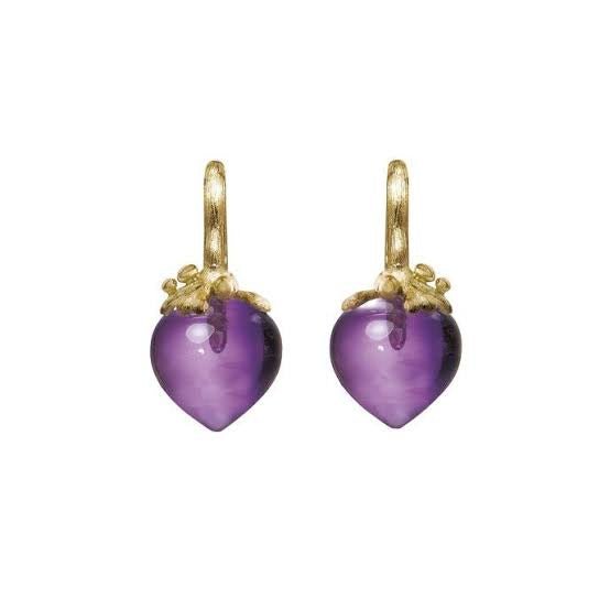 Ole Lynggaard Amethyst Dew Drop Earrings - Aurum Jewels