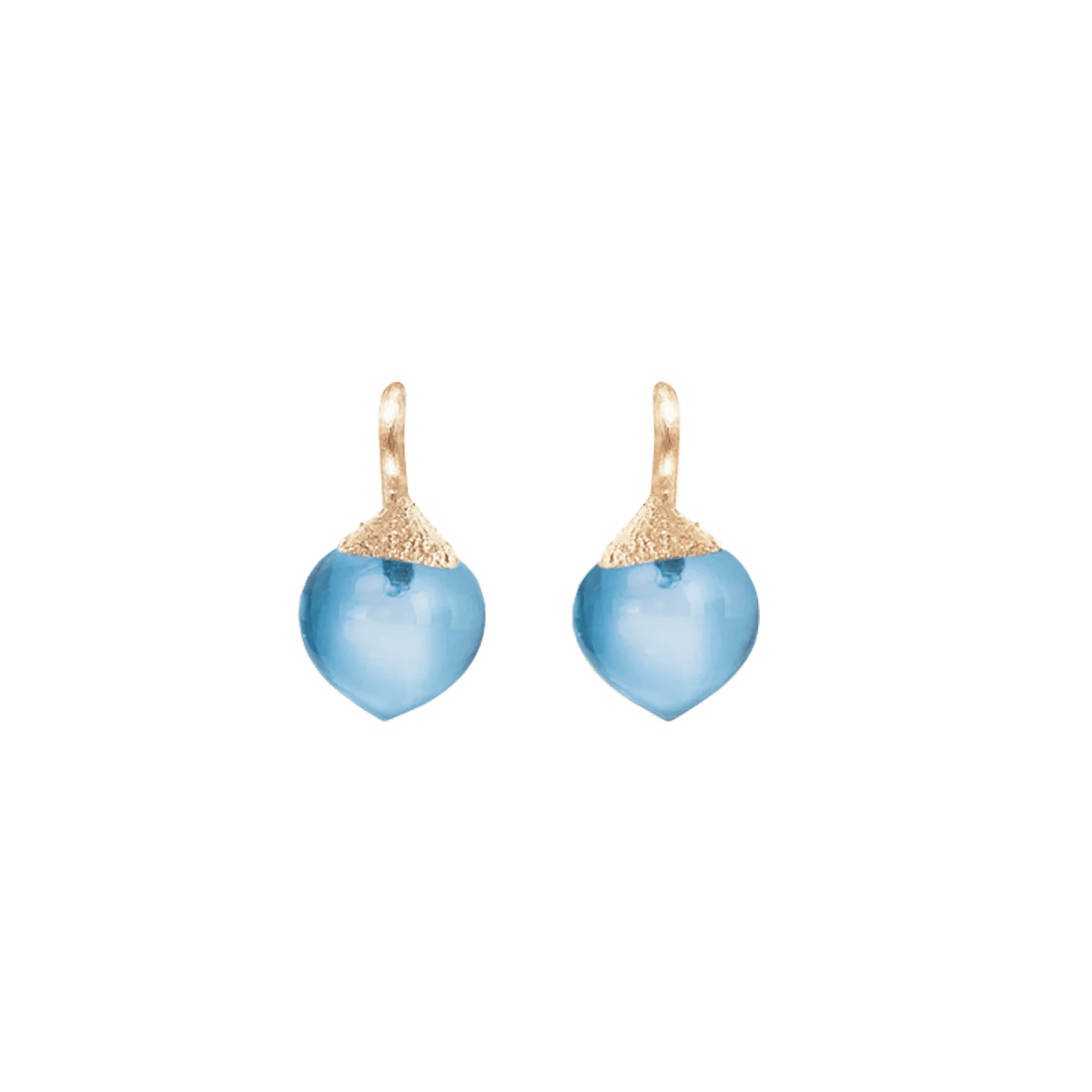 Ole Lynggaard Sky Blue Topaz Dew Drop Earrings - Aurum Jewels