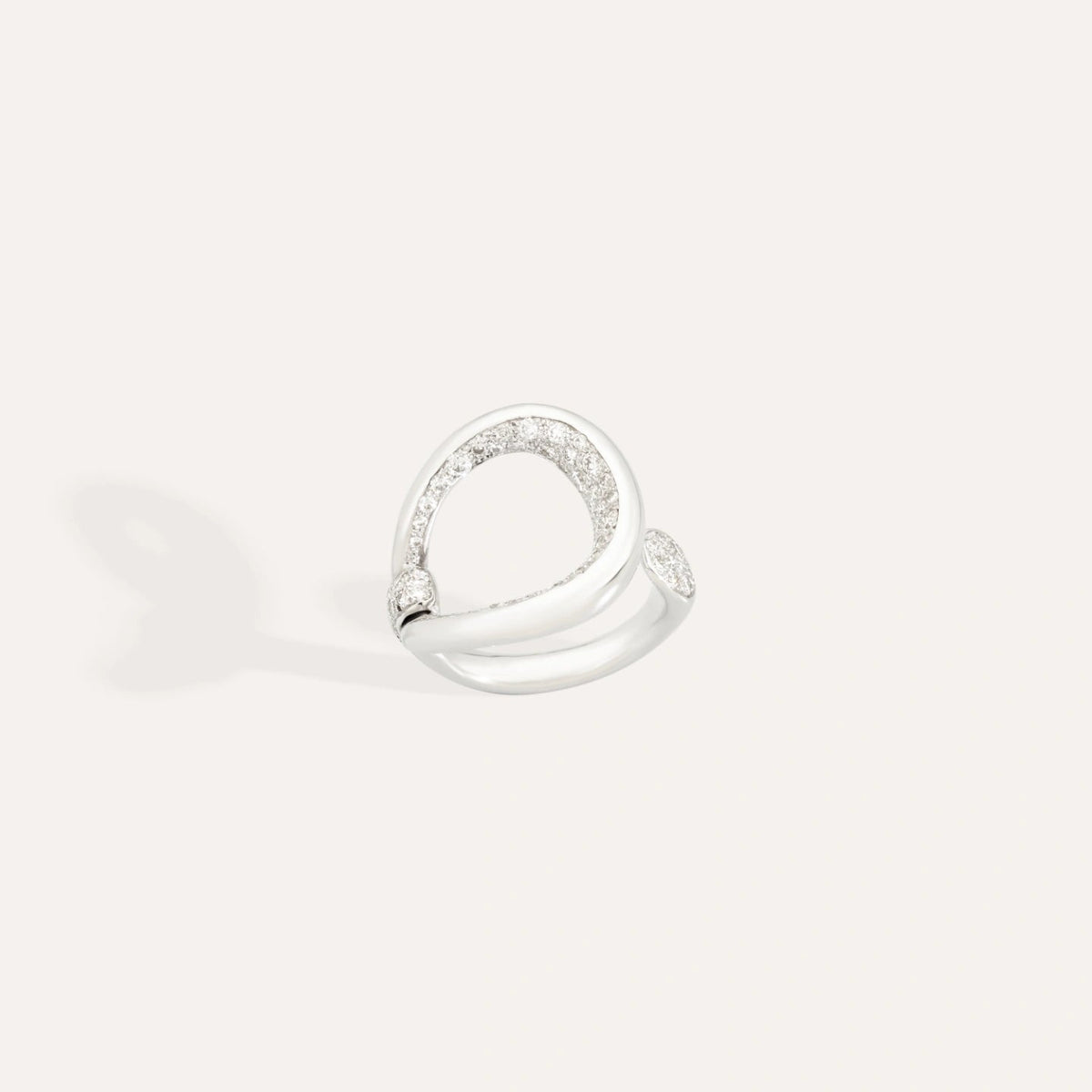 Pomellato Fantina White Gold Ring with Diamonds - Aurum Jewels