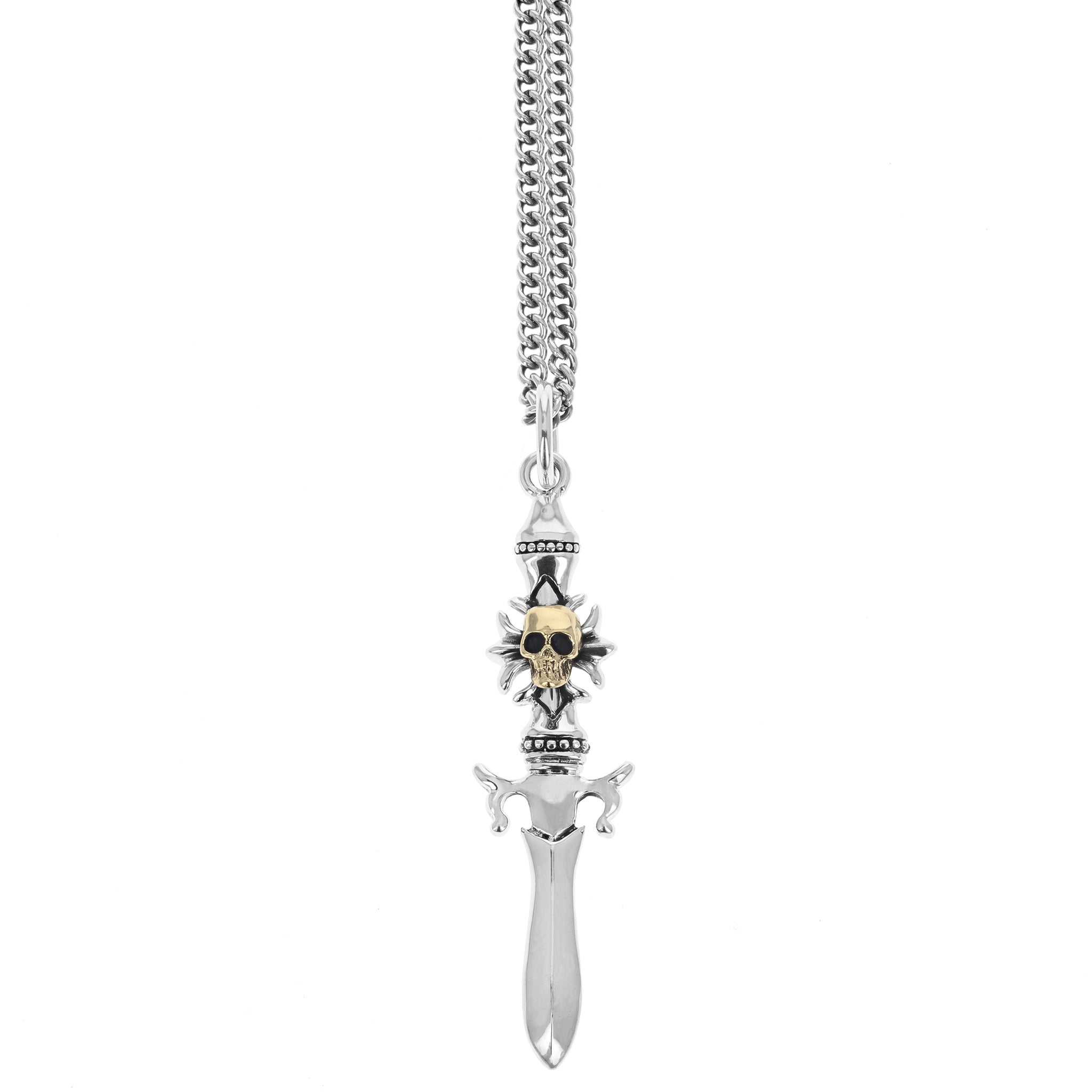 Dagger Necklace Sterling Silver — erika blair