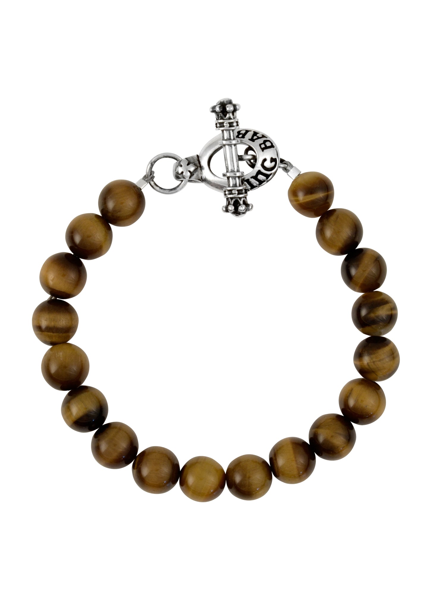 Tony BOYBEADS Brown Tiger's Eye 6MM/8MM/10MM mens natural stone bead  bracelet