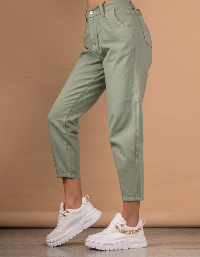 Pantalon Slouchy 4.0 Verde Tienda N bula