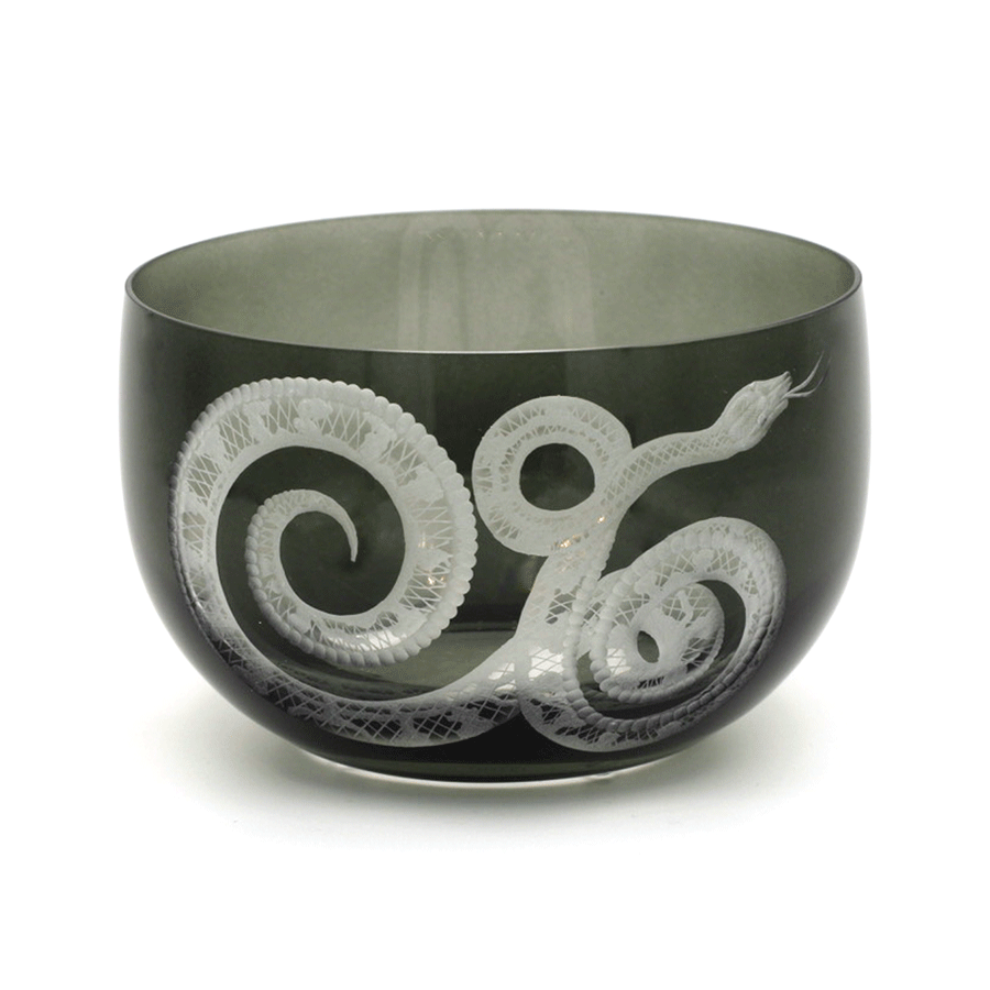 Snake Small Round Bowl