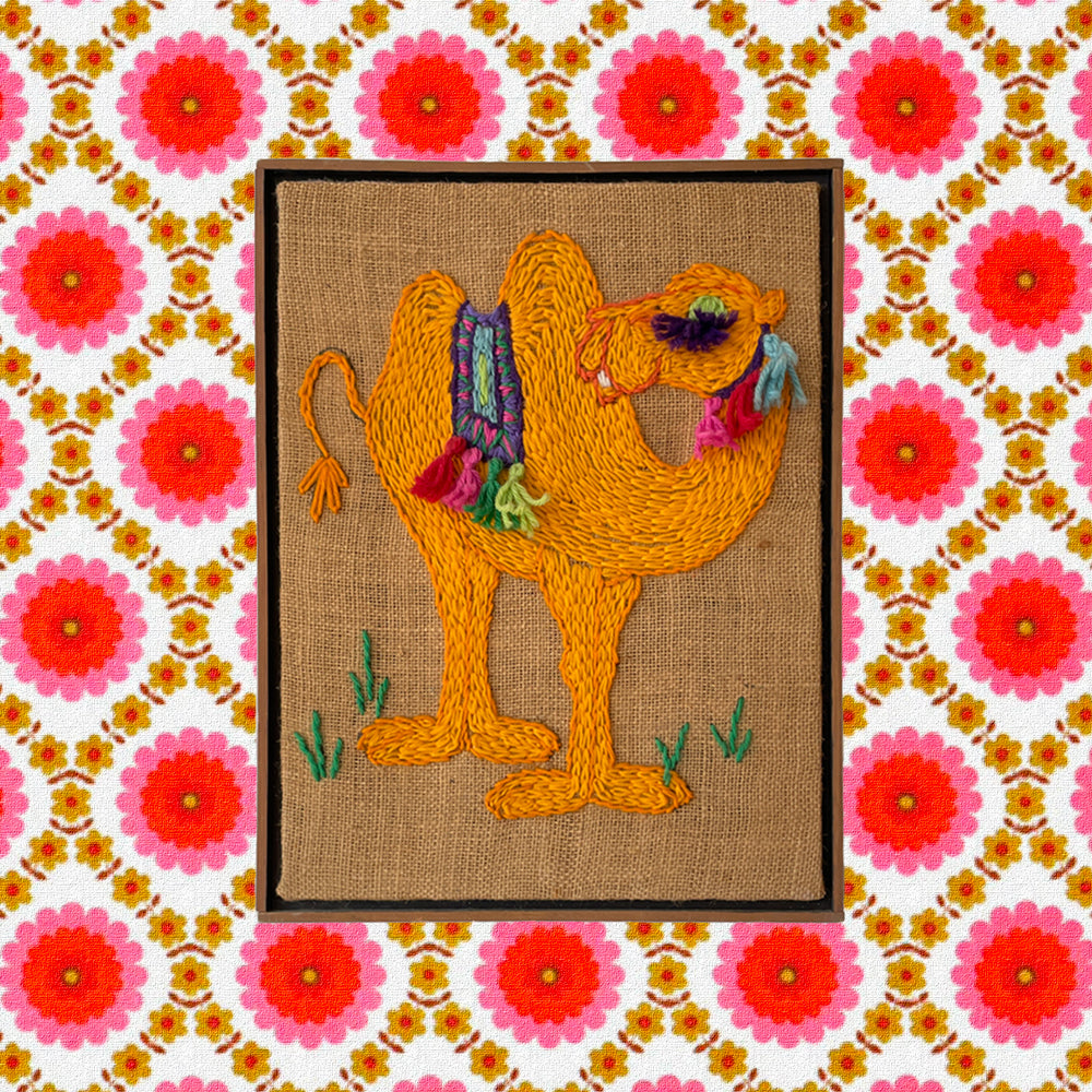 60-70s Camel  Fiber Art – Ige Design