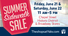 Sidewalk Sale - The shops at Yale