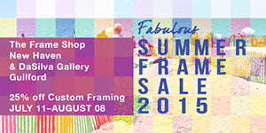 The Frame Shop and DaSilva Gallery - Summer Frame Sale