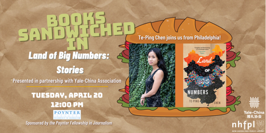 Yale-China and the New Haven Free Public Library presents author Te-Ping Chen