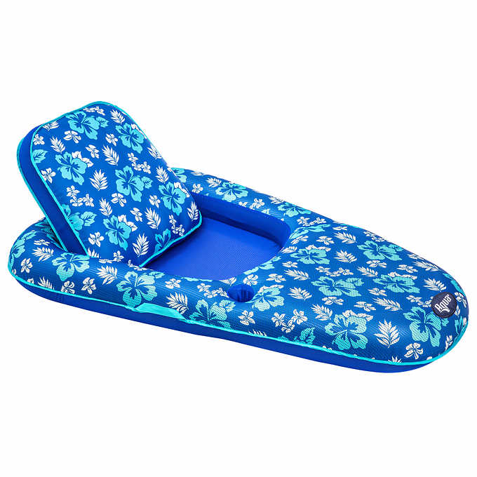 Aqua Luxury Inflatable Pool Recliner, 2-pack