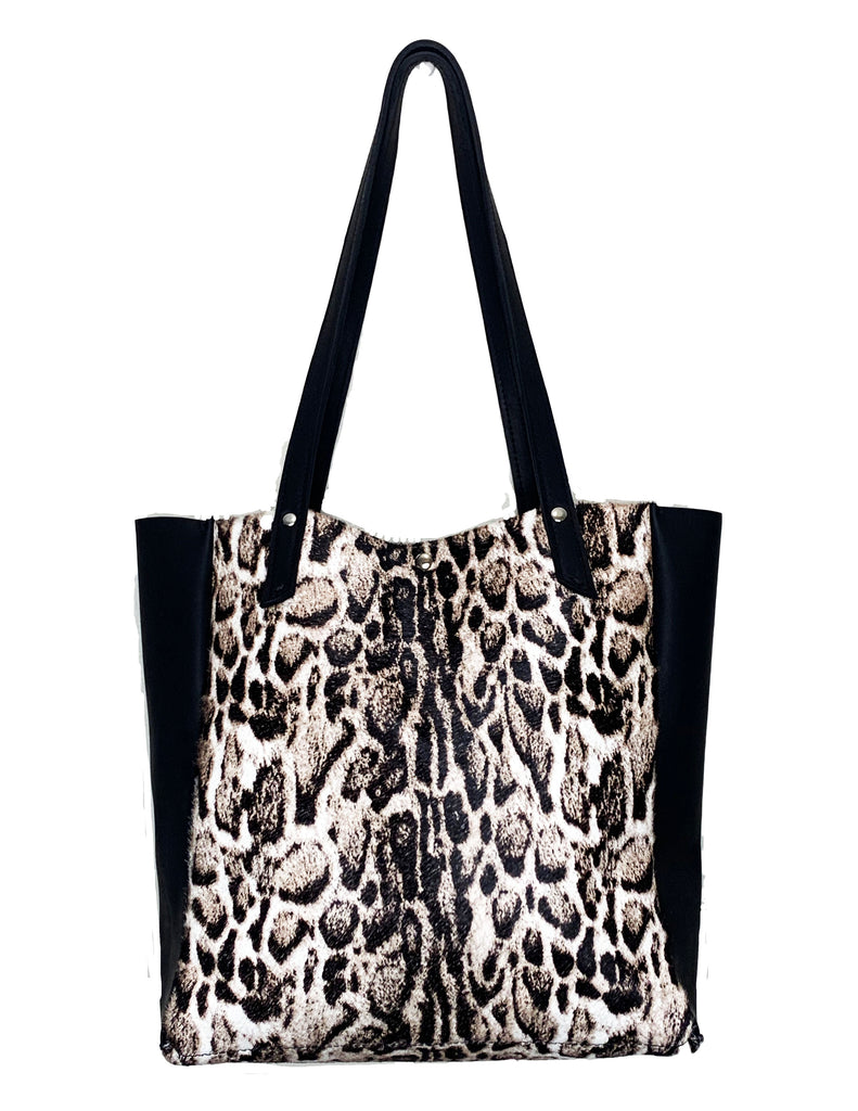 Snow Leopard Print Tote – Brenda Geiger Designs