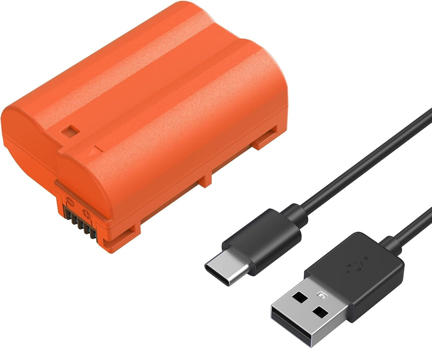 SMALLRIG 2400mAh EN-EL15C USB-C Battery for Nikon Z6 III, Z7 II, D850 - Orange
