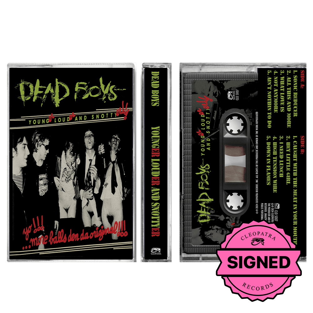 Dead Boys - Younger, Louder And Snottyer (CD - Signed by Cheetah Chrom