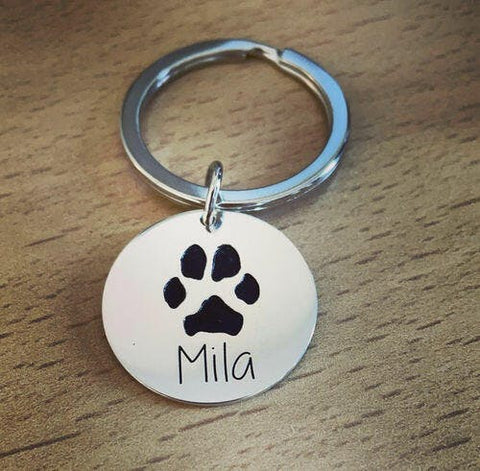 Personalized Silver Engraved Pet ID Dog Tags