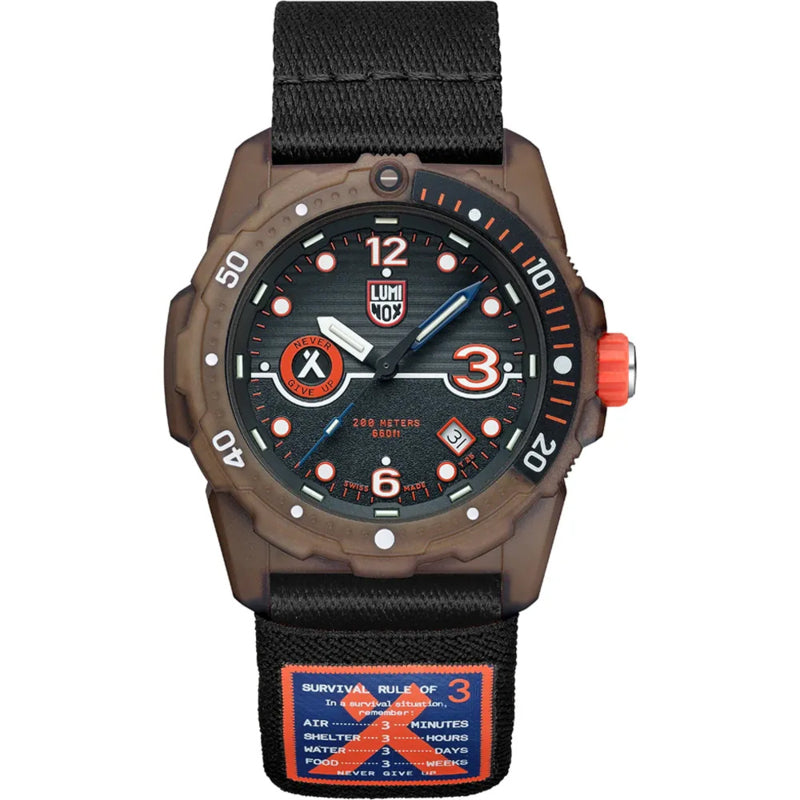 Luminox Bear Grylls Survival Rule of 3 ECO #TIDE Horloge XB.3721.ECO 45mm