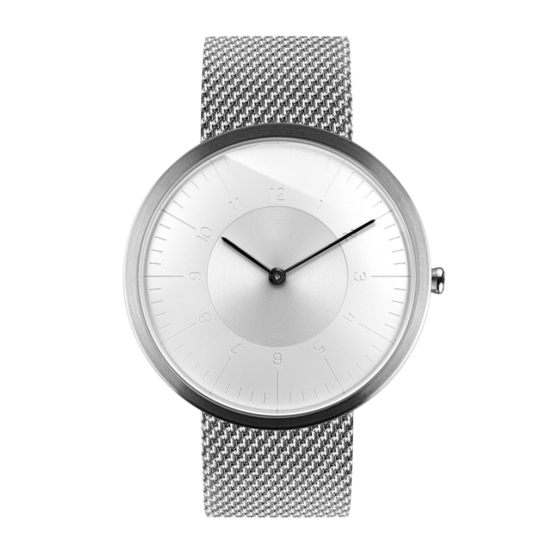 Auteur Watches Moonlight Dawn - Extra Plat Design Horloge Milanese Staal 39mm