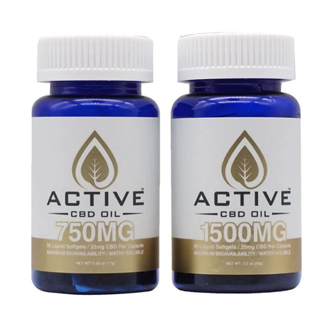 Active CBD Oil Capsules 