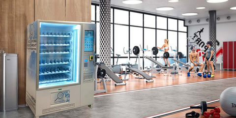 CBD vending machine in gym