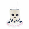 Colorful Bubble Tea Cake with playful design and delicious taste, perfect for a bubble tea-themed celebration