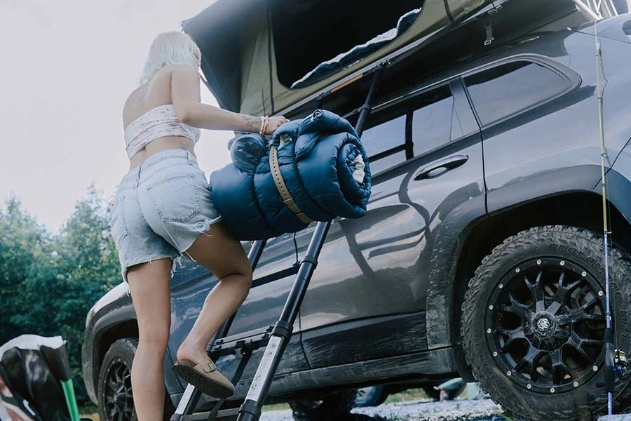 female camper
