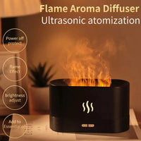 Aroma Diffuser LED Ultrasonic Flame Humidifier - Image #1