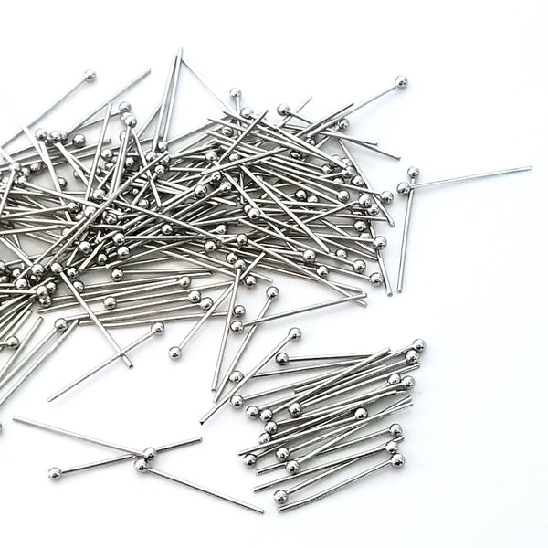 Short Stainless Steel Ballpins, 20mm (3/4