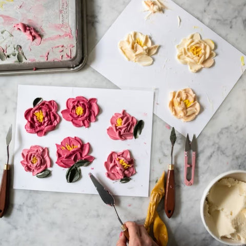 Cookie Study Hall: Peony + Greens Buttercream Painting Course