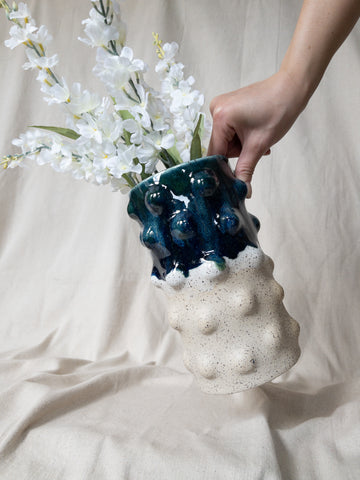 Teal Dreamer Vase from Sumiware Ceramics