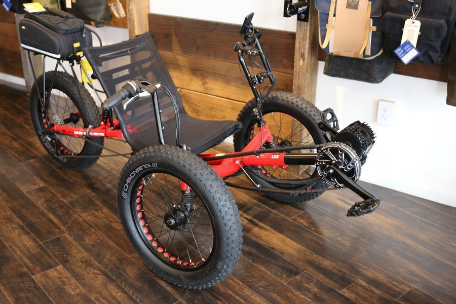 electric fat tire recumbent trike