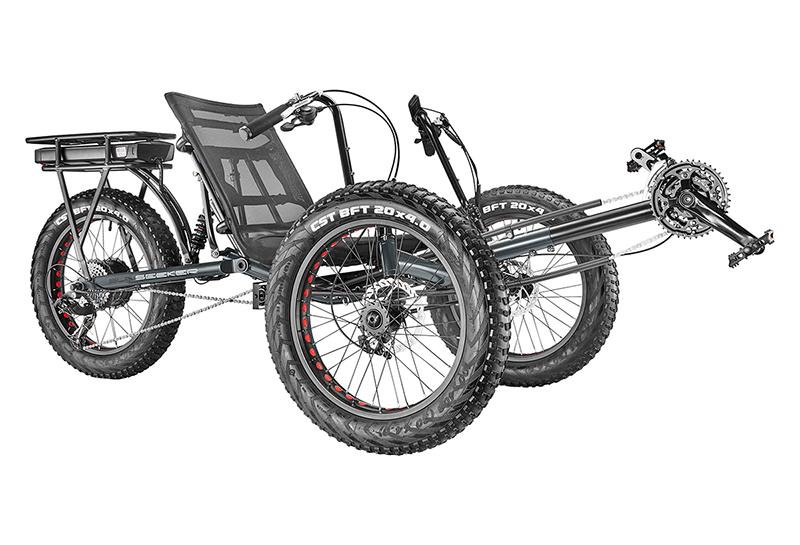 recumbent trike with electric assist