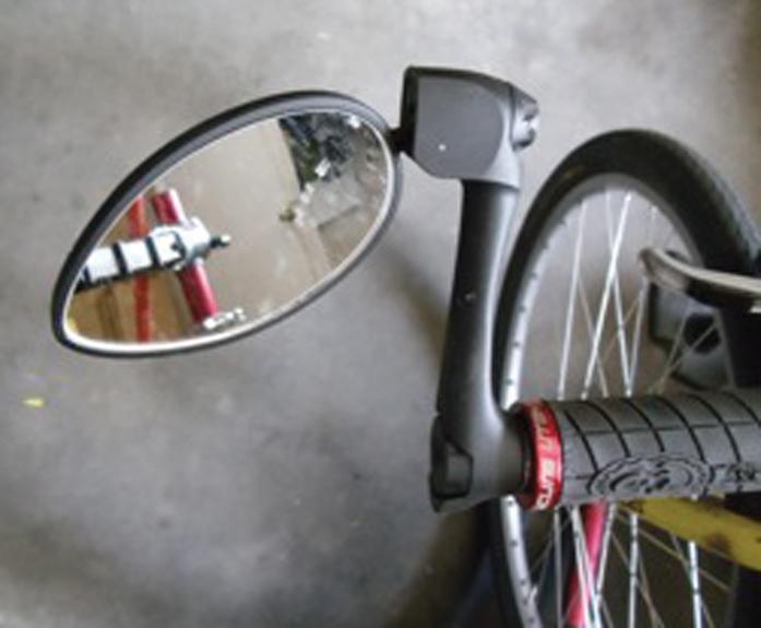 folding bike mirror