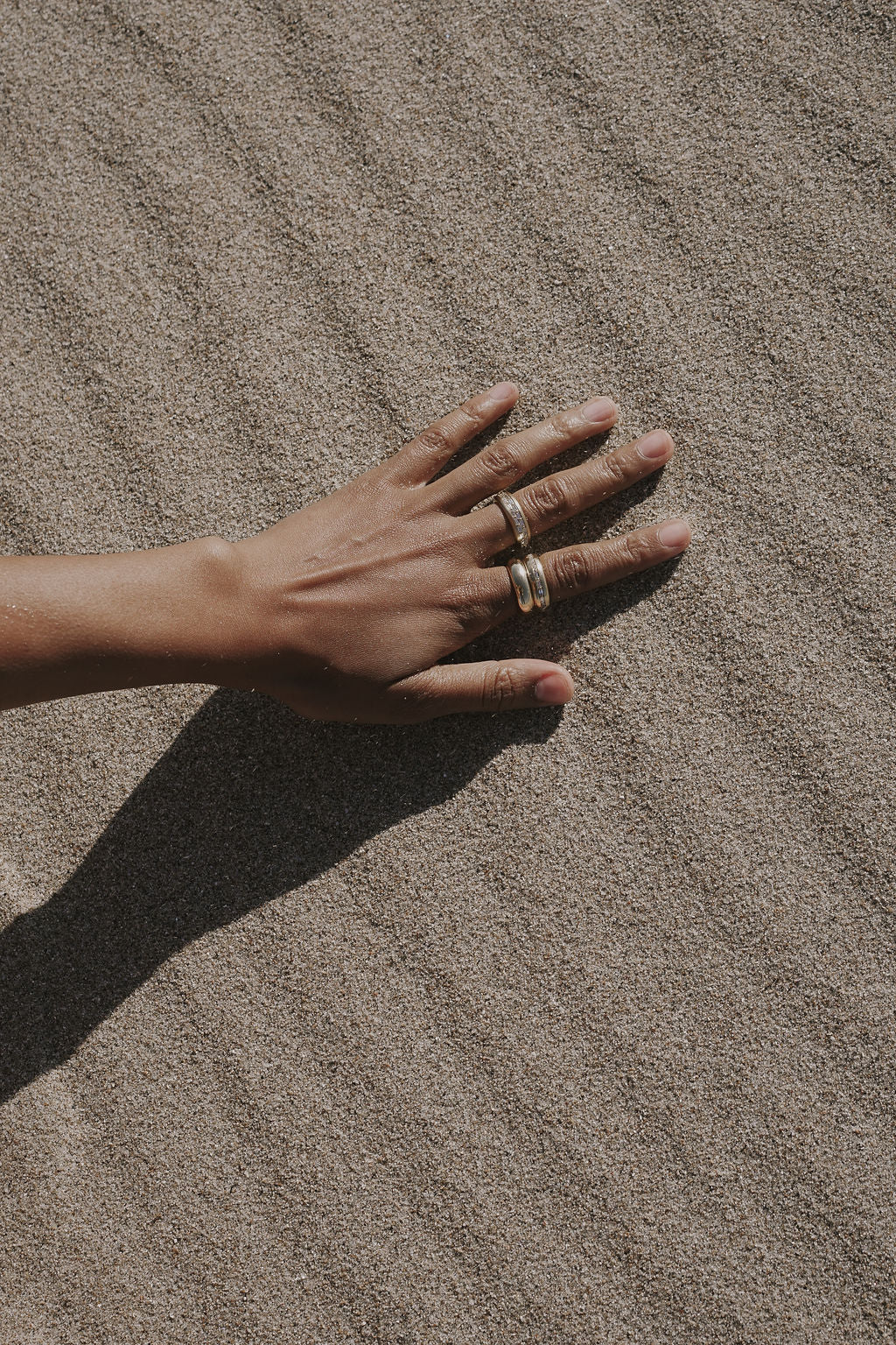 Baguette Checkerboard Bubble Ring