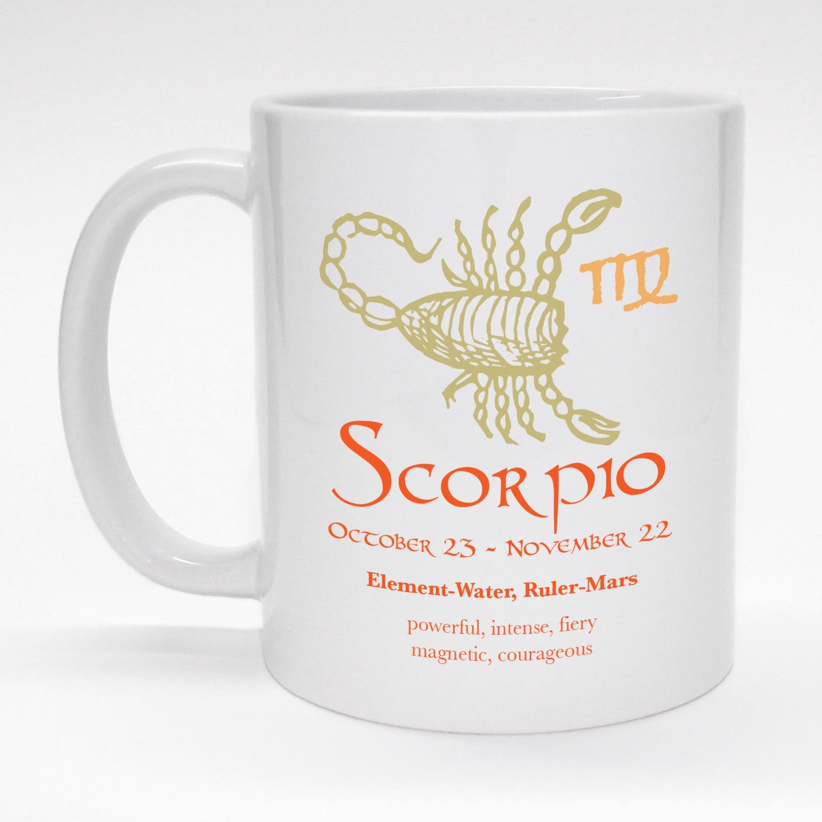 Scorpio Horoscope Mug | Zodiac & Astrology Gifts | Atomic Mugs