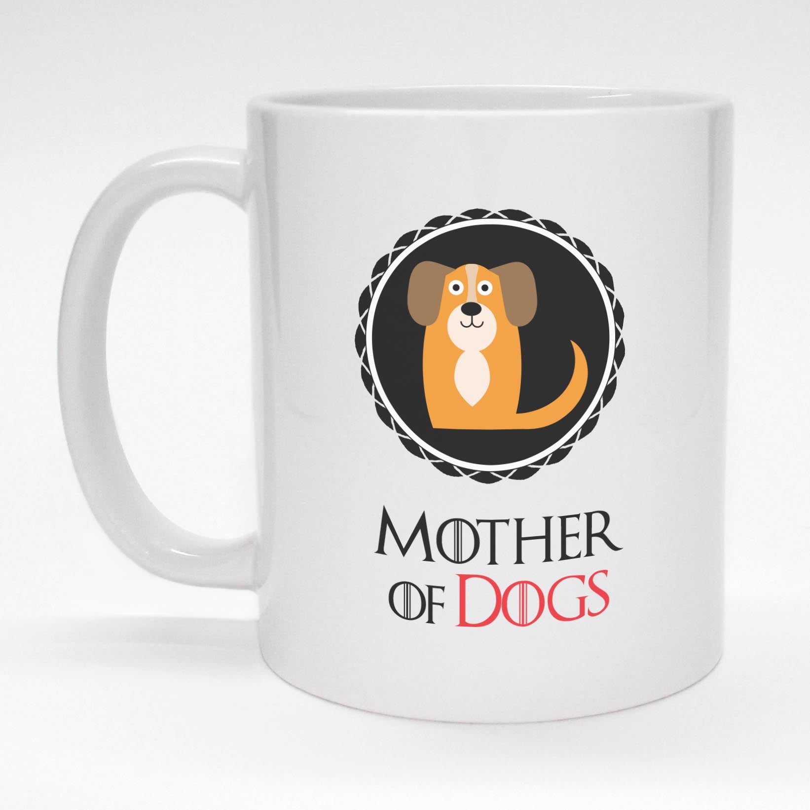 mother of dogs mug