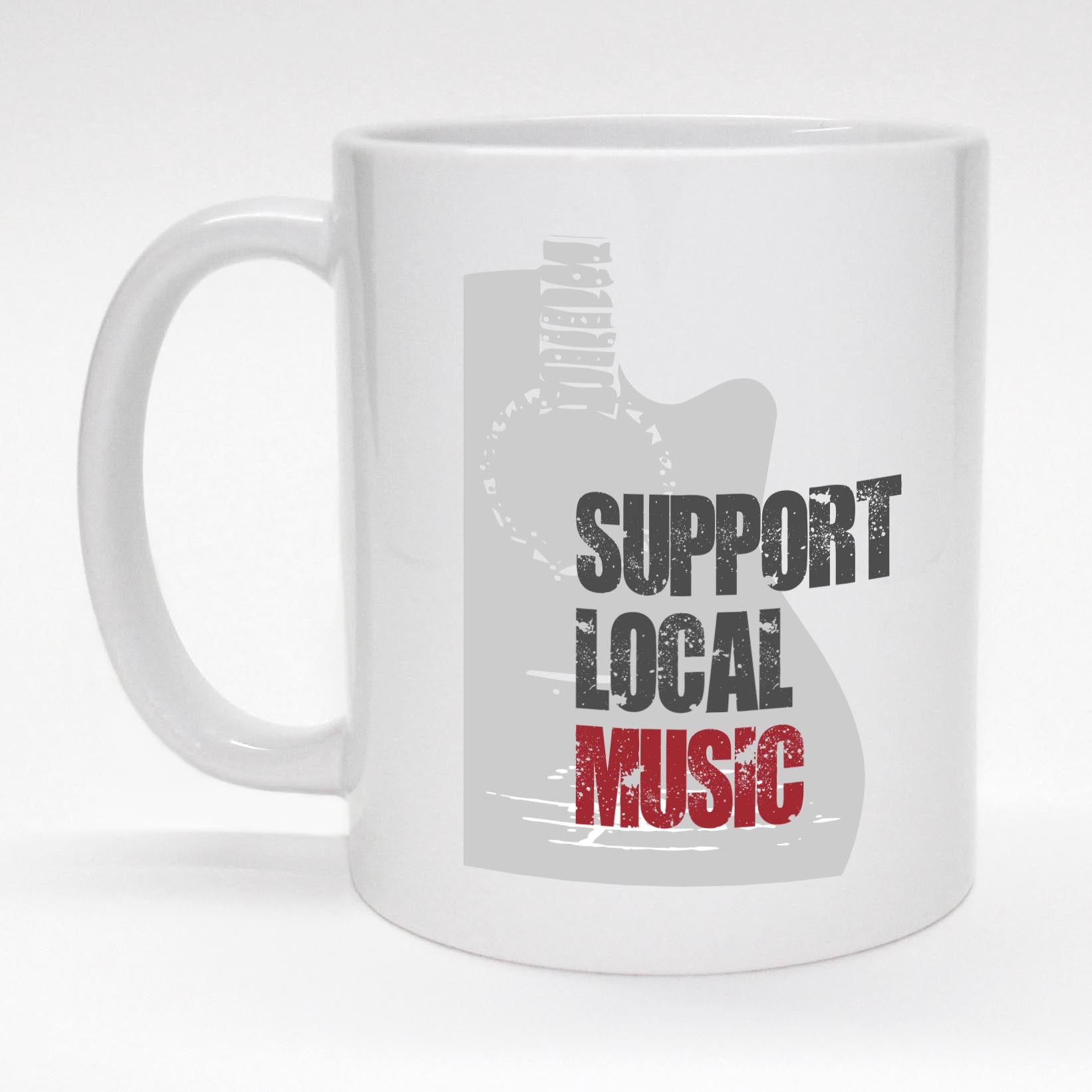 Support Your Local Music Coffee Mug Musican Gifts Atomic Mugs