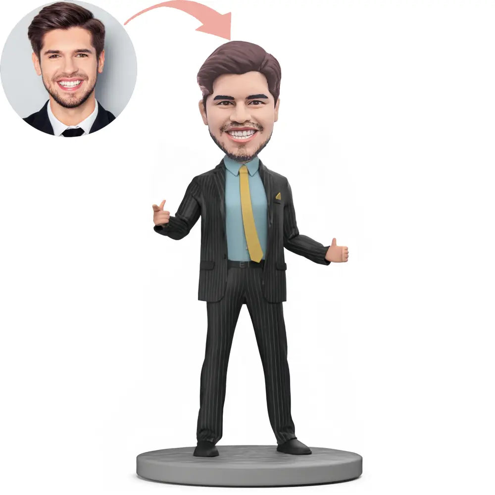 Custom Bobblehead Confident Elite Men