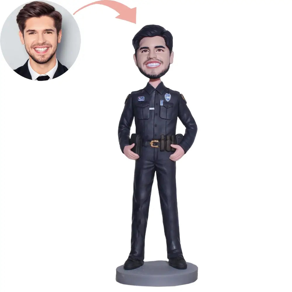 Custom Bobblehead Handsome Police Officers