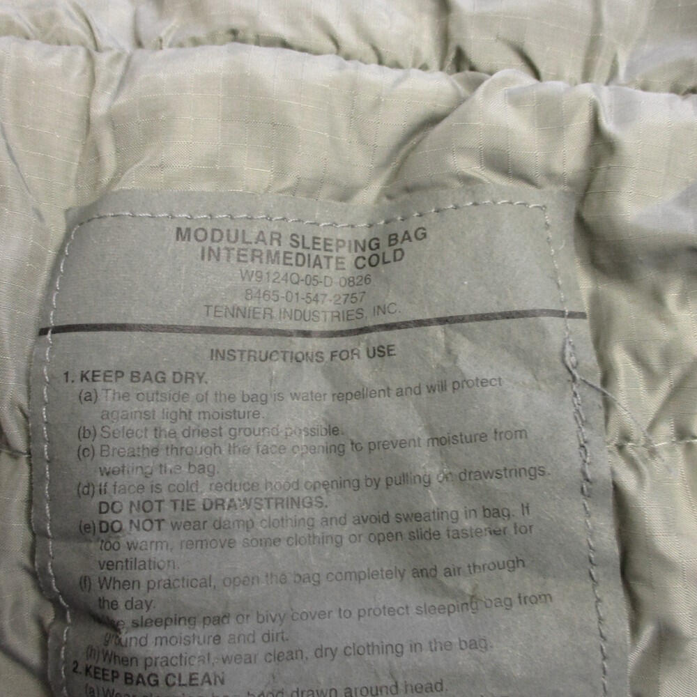 Ecws Intermediate Sleeping Bag Army Outdoors