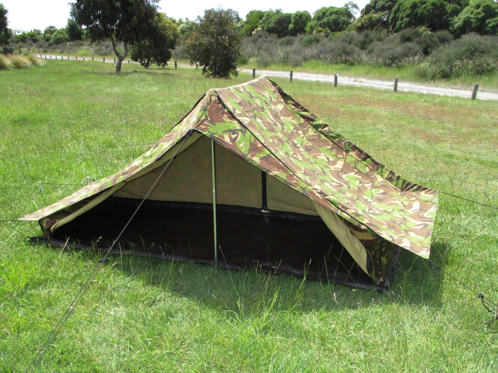 Dutch Army Dpm Camo 1-Man Tent - Army & Outdoors