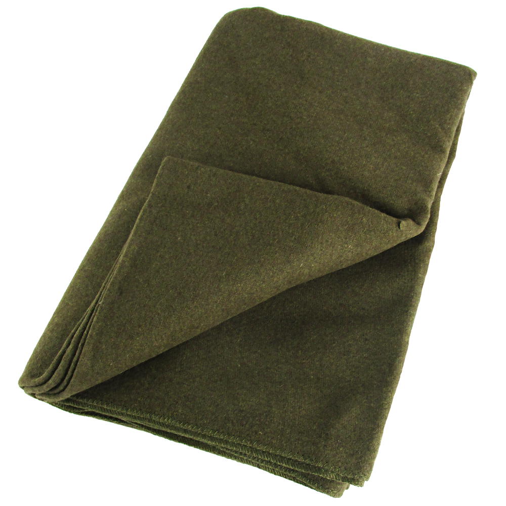 Olive Drab Wool Blanket Army & Outdoors